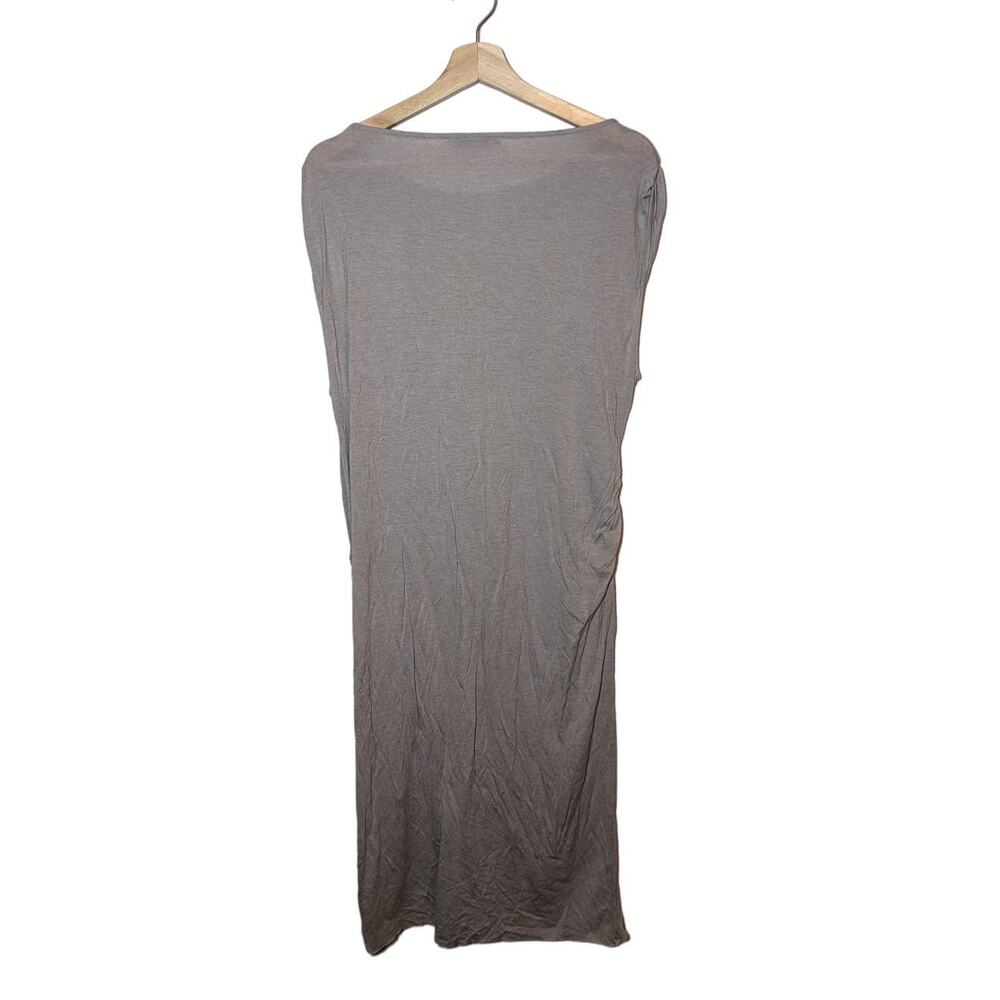 Allsaints Jersey Asymmetrical Drape Dress